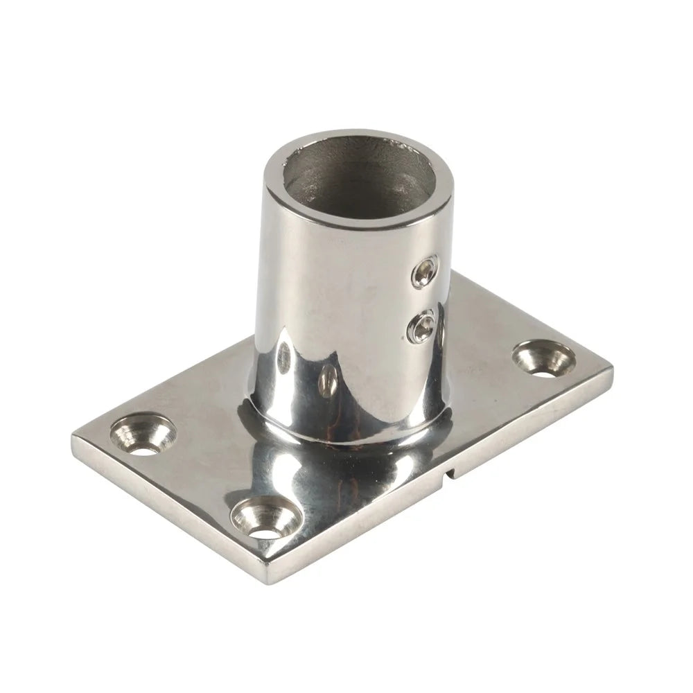 A8767 90-Degree Square Tube Base Stainless Steel 316 Hardware Accessories for Boats, Yachts - 3