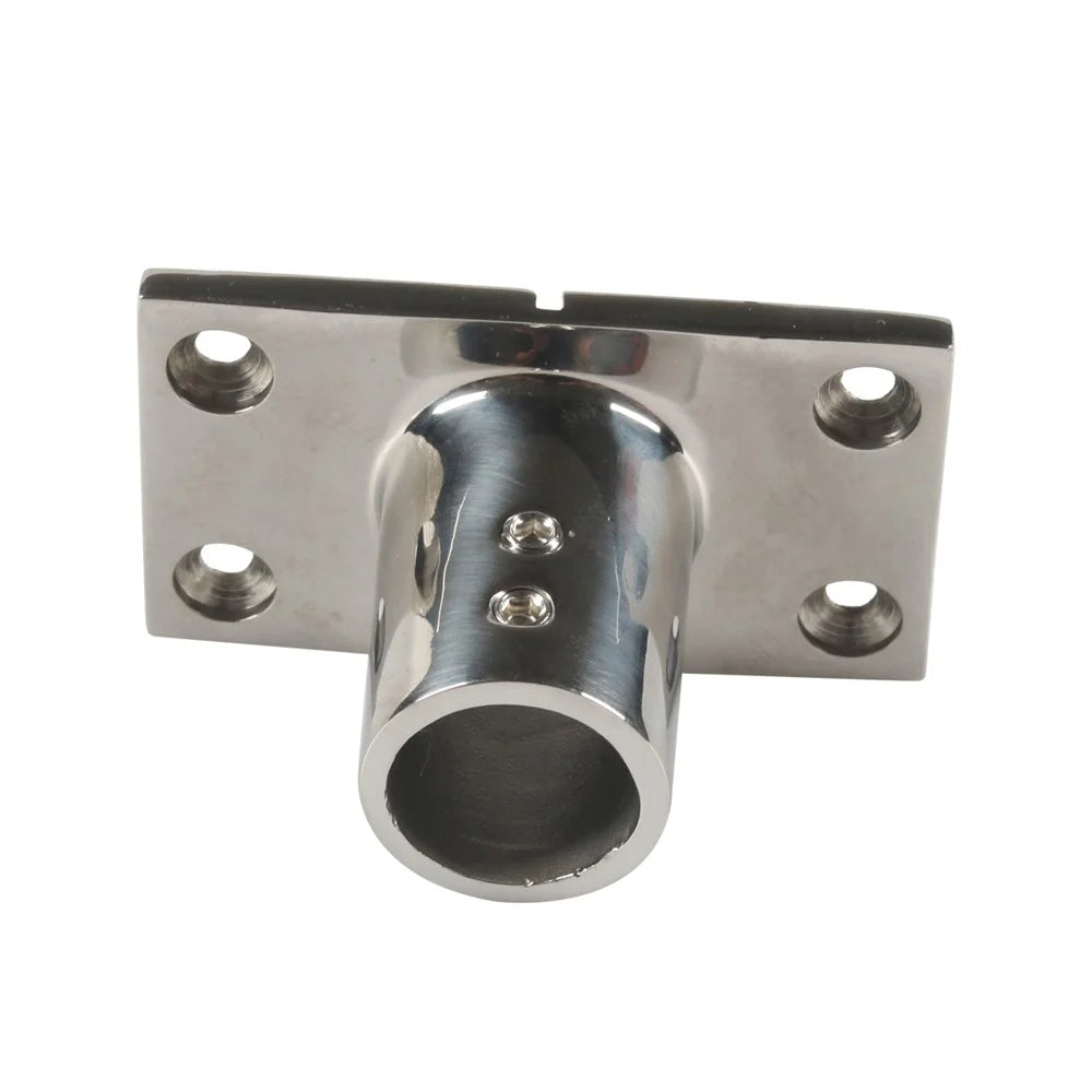 A8767 90-Degree Square Tube Base Stainless Steel 316 Hardware Accessories for Boats, Yachts - 7