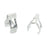 A8243 50Pcs 2# Car Interior Trim Clips Carbon Steel Moulding Fastener, with Plastic Box - 4