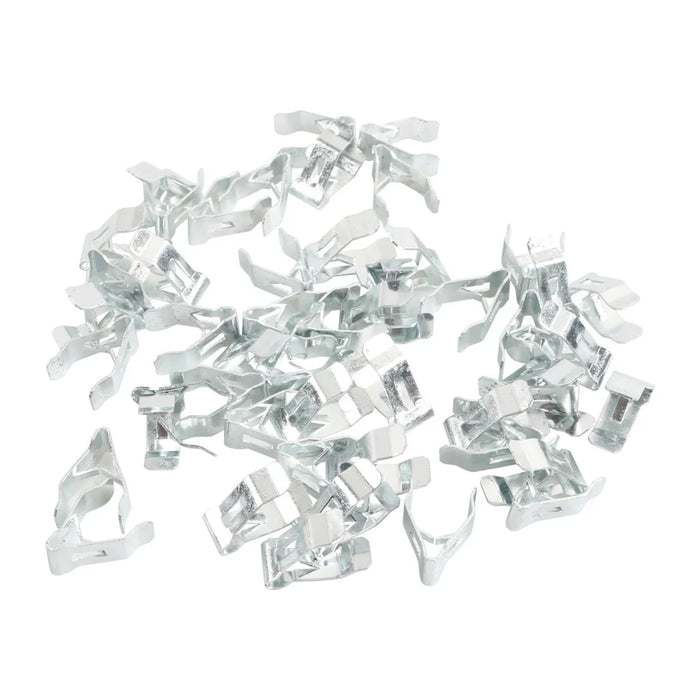 A8247 50Pcs 6# Carbon Steel Car Interior Trim Clips Moulding Fastener, with Plastic Box - 1