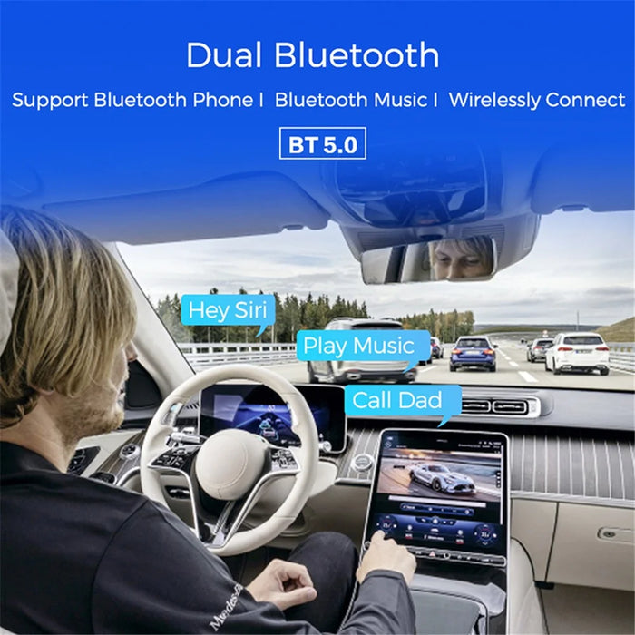 QM8 Car Wired to Wireless Smart AI BOX Car Play Adapter 2GB+16GB - 5