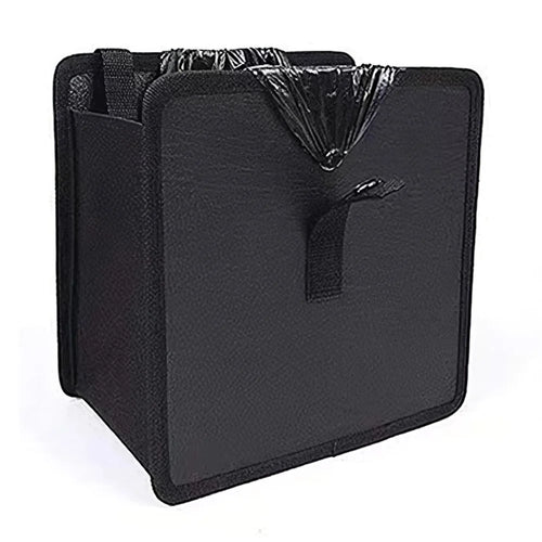 Car Trash Holder Storage Bag Oxford Cloth Car Seat Back Trash Bin, 22*23*14.5cm - 1
