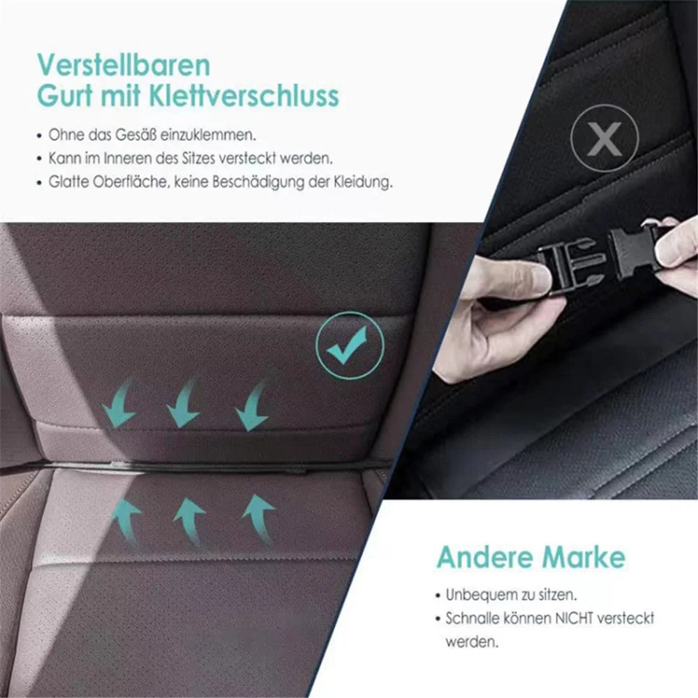 Car Back Seat Oxford Fabric Storage Bag and Seat Back Anti-Kick Mat - 5
