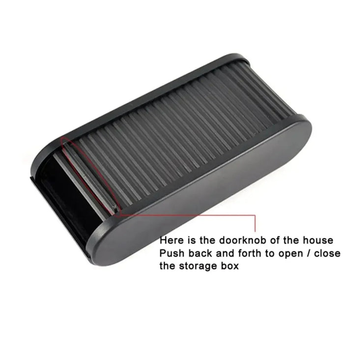 Multifunctional Car Organizer Durable ABS Draw-Out Storage Box Holding Tray Bin - 4