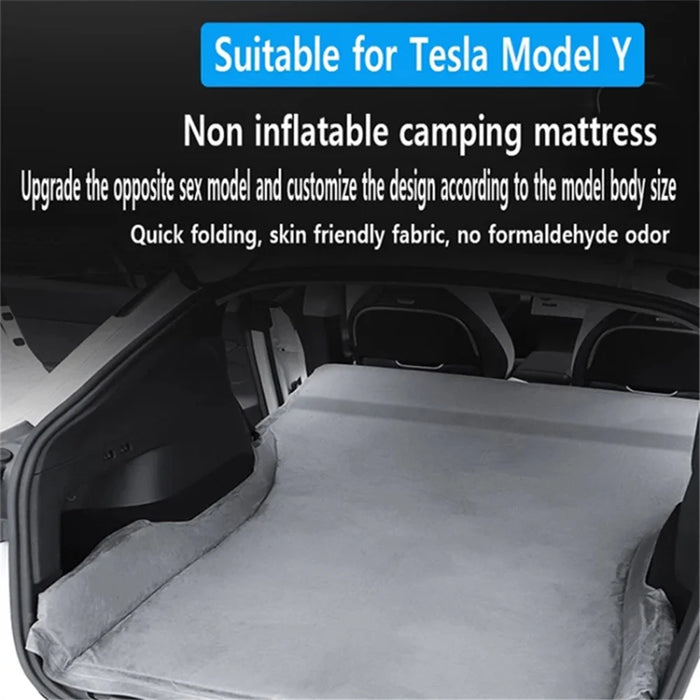For Tesla Model Y / 3 Car Mattress 5cm Thickness Sleeping Pad Back Seat Camping Bed - 3