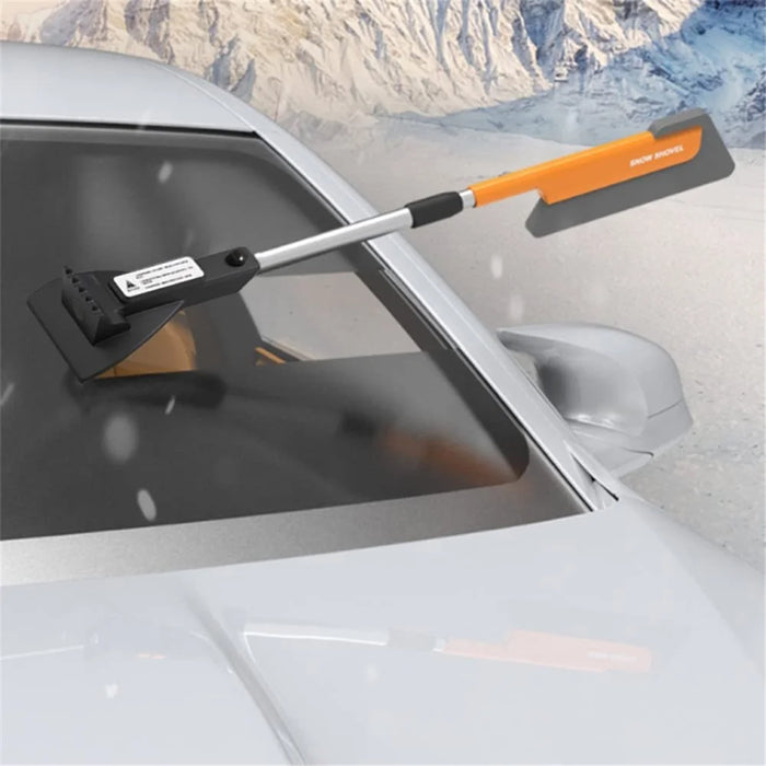 Telescopic Car Snow Shovel Defrost Deicing Brush Cleaning Tool (Standard Version) - 2