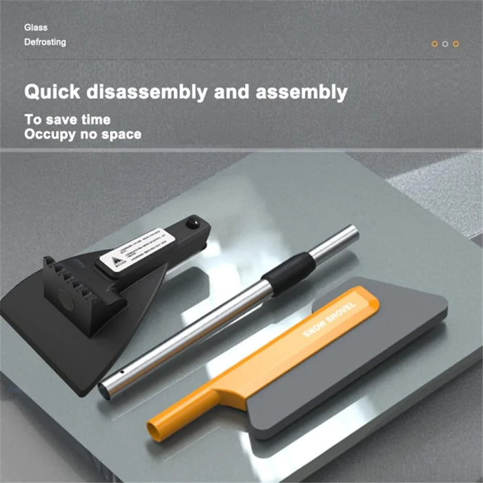 Telescopic Car Snow Shovel Defrost Deicing Brush Cleaning Tool (Standard Version) - 7