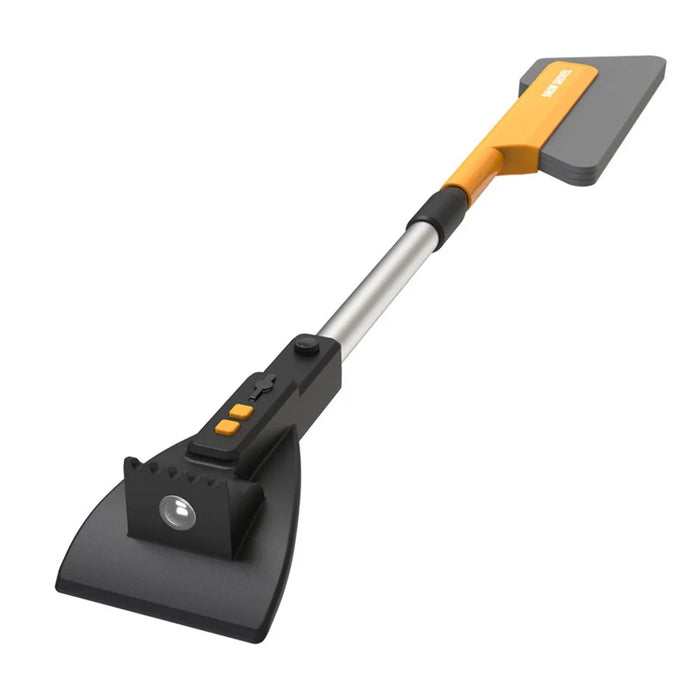 Telescopic Car Snow Shovel Defrost Deicing Brush Cleaning Tool (with Light) - 1