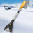 Telescopic Car Snow Shovel Defrost Deicing Brush Cleaning Tool (with Light) - 2