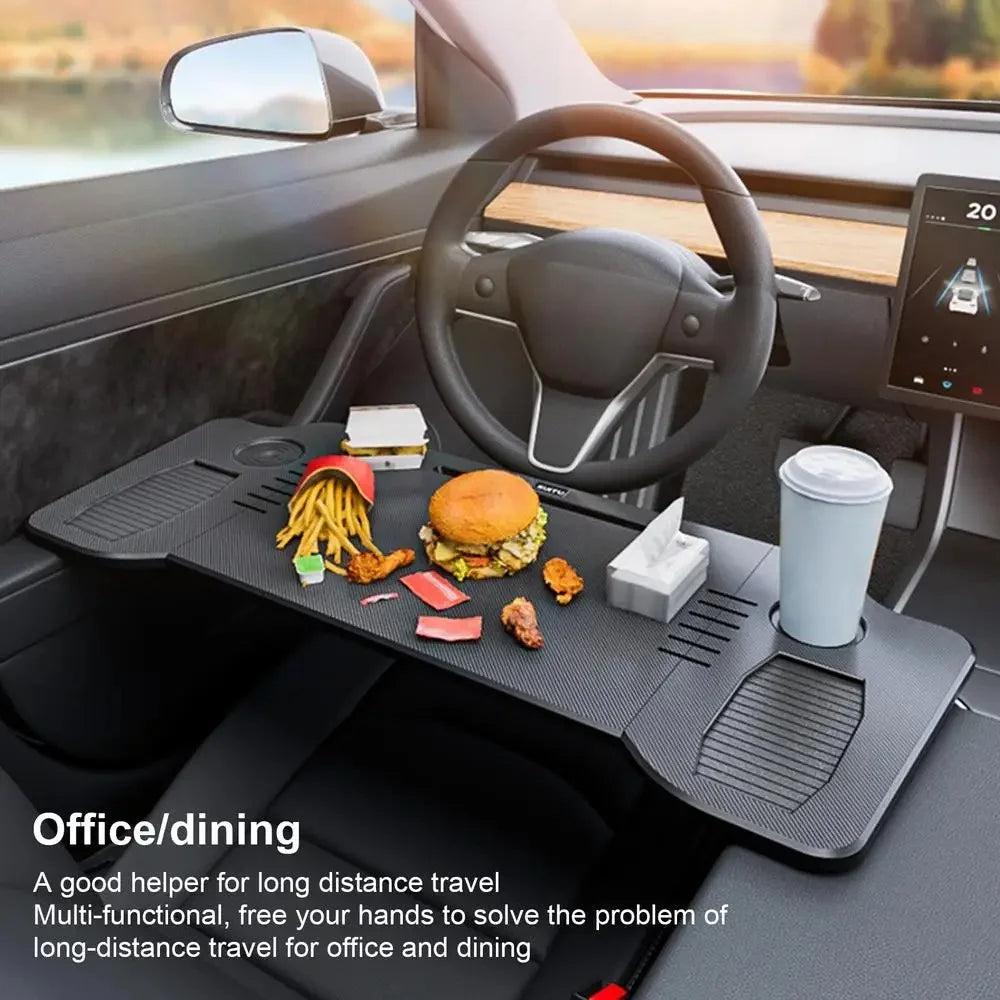 SUITU ST-3605 Foldable Tray for Tesla Model 3 Model Y Table Desk for Laptop Working Food Dine - 6