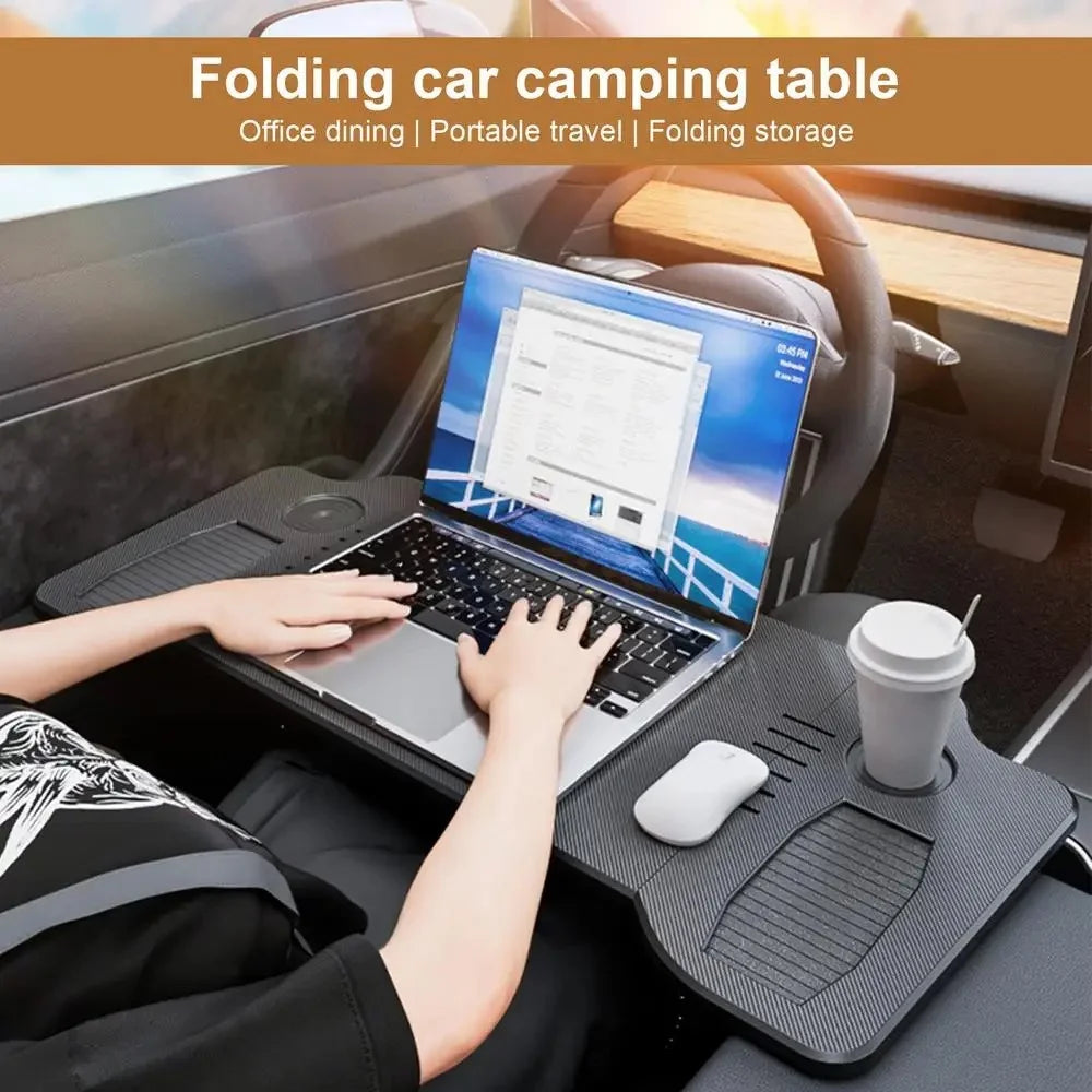 SUITU ST-3605 Foldable Tray for Tesla Model 3 Model Y Table Desk for Laptop Working Food Dine - 7