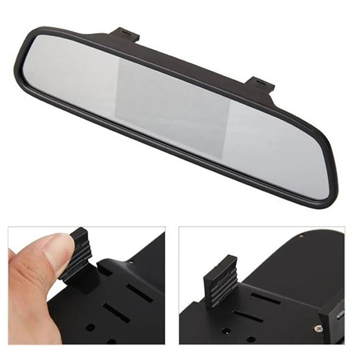 RH-311 4.3-inch Rear View Mirror Display Backup Rear Camera Set Car Auto Parking System Kit - 3
