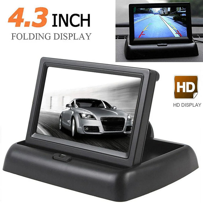 RH-312 4.3-inch TFT Folding Car Backup Monitor Display Reversing Parking Camera Kit - 5