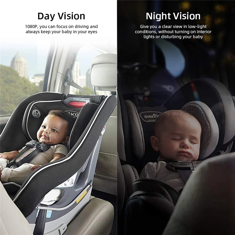 RH-B04 5.0 Inch Display 150 Degree Wide Angle Car Rear Seat Baby Monitor Camera - 6