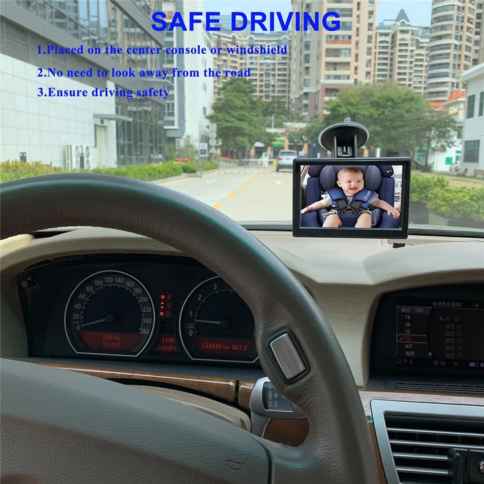 RH-B03 5.0 Inch Display Screen Baby Car Monitor Camera for Baby Rear Facing Seat - 2