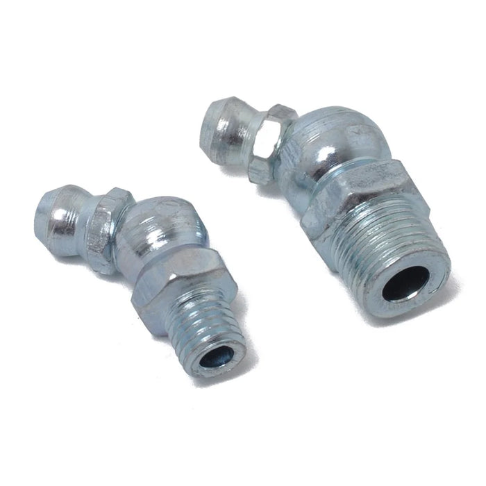 A0828 80Pcs 45 / 90 Degree Angled and Straight Hydraulic Grease Fitting Assort Kit - 5