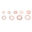 A0395 200Pcs / Set Copper Sealing Washers Flat Rings Gaskets with Plastic Box - 3