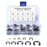 160Pcs 2mm-25mm Retaining Rings Car Truck Assorted E-Clip Snap Rings Kit - 1