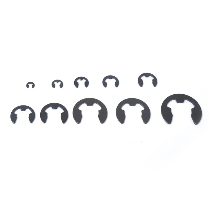 160Pcs 2mm-25mm Retaining Rings Car Truck Assorted E-Clip Snap Rings Kit - 2