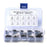 160Pcs 2mm-25mm Retaining Rings Car Truck Assorted E-Clip Snap Rings Kit - 7