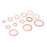 A0394 150Pcs / Set Copper Sealing Washers Flat Rings Gaskets with Plastic Box - 4