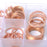 A0394 150Pcs / Set Copper Sealing Washers Flat Rings Gaskets with Plastic Box - 6