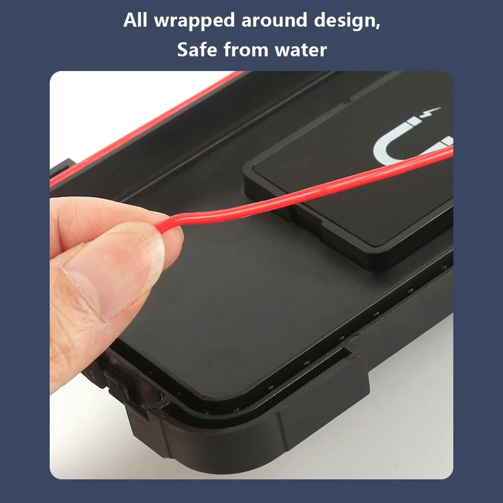 2209 Waterproof Motorcycle Touch Screen Phone Mount Magnetic Plastic Holder Bracket - 5