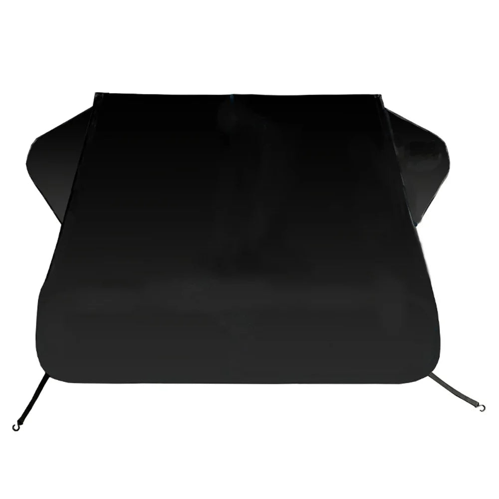 SUV Windshield Cover Thicken 600D Oxford Cloth Black Anti-freeze Sunshade Snow-proof Cloth - 1