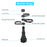 3 Position Car Cup Holder Vehicle Water Cup Coffee Milk Tea Drink Cup ABS Storage Rack - 6