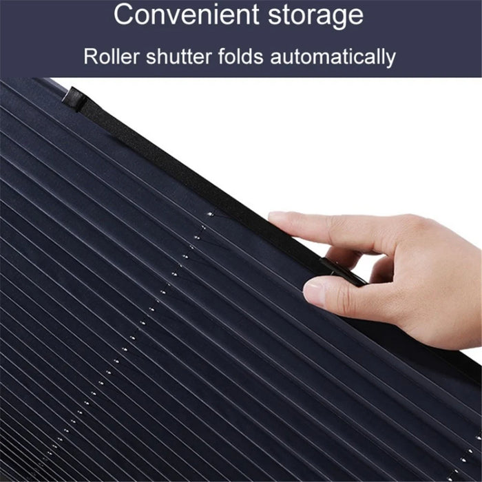 Car Sun Window Shade 80x185cm Car Privacy Shield with 6 Suction Cups - 5