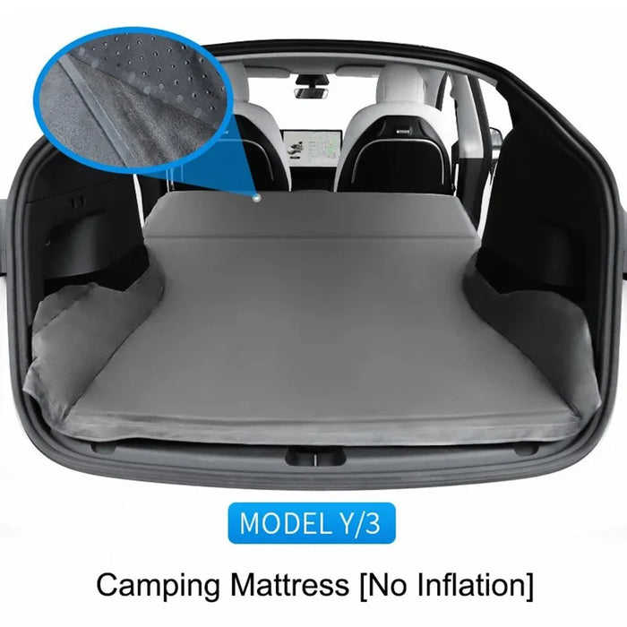 TSL813 For Tesla Model Y / 3 Car Rear Seat Mattress Automatic Inflation Back Seat Sleeping Pad - 2