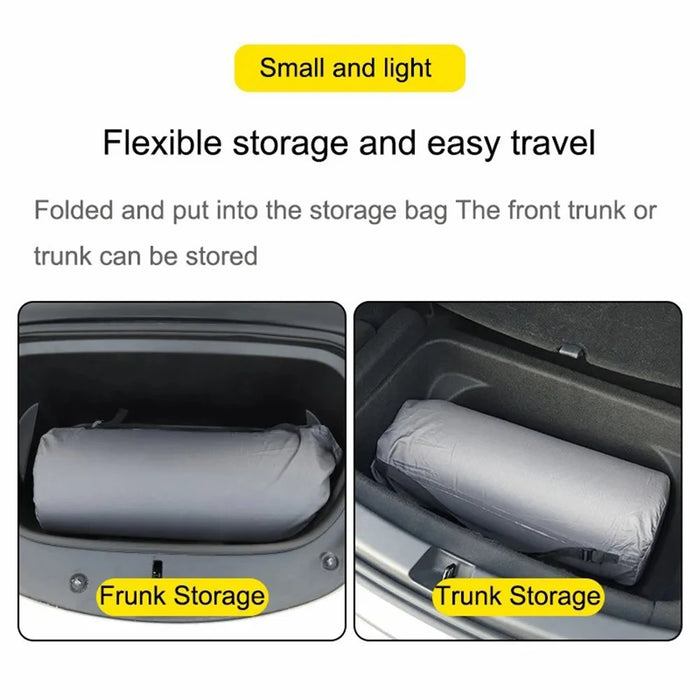 TSL813 For Tesla Model Y / 3 Car Rear Seat Mattress Automatic Inflation Back Seat Sleeping Pad - 4