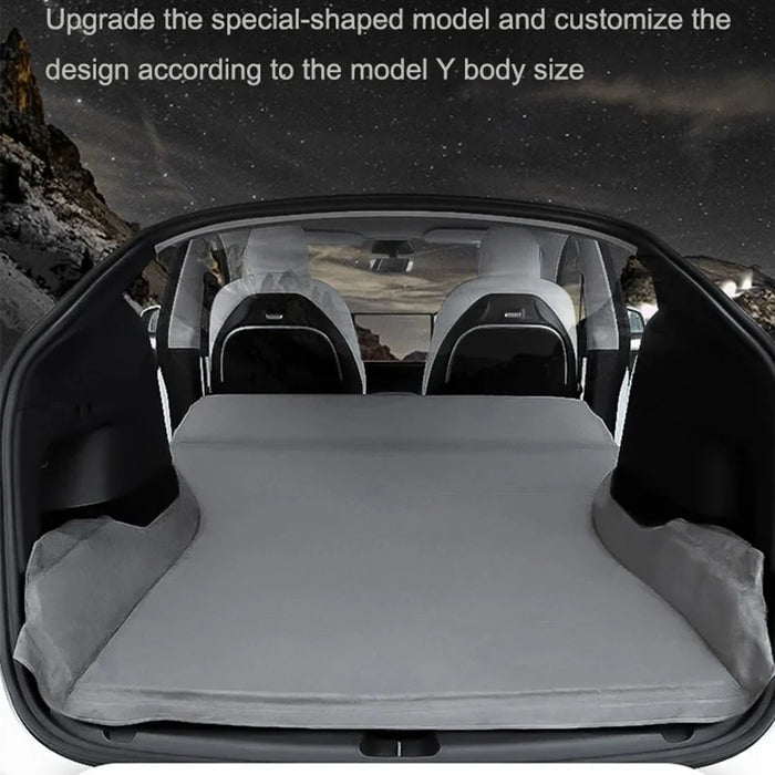 TSL813 For Tesla Model Y / 3 Car Rear Seat Mattress Automatic Inflation Back Seat Sleeping Pad - 5