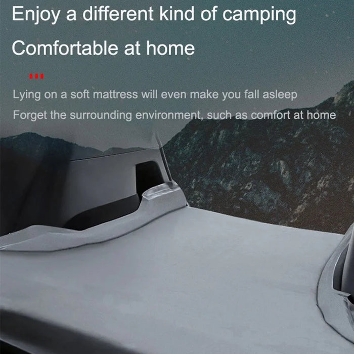TSL813 For Tesla Model Y / 3 Car Rear Seat Mattress Automatic Inflation Back Seat Sleeping Pad - 7