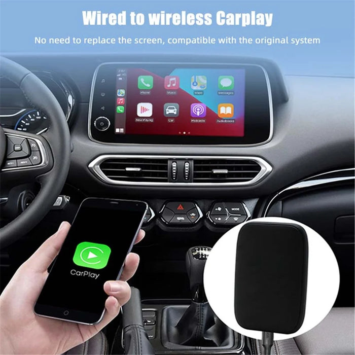 3-in-1 Wireless CarPlay Android Auto Adapter 2GB+8GB Wired to Wireless Car Play Adapter - 4