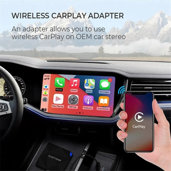 P3578 Wireless CarPlay Android Auto Adapter Wireless Bluetooth-compatible Connection Carplay Box - 2