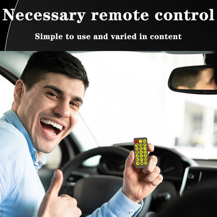 RP1035 102x348mm Waterproof Flexible LED Matrix Panel Bluetooth-compatible APP Control Car Sign - 3