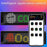 RP1035R Rounded Corners Car Rear Windshield DIY Advertising Screen Bluetooth-compatible APP Control LED Matrix Display Screen - 7