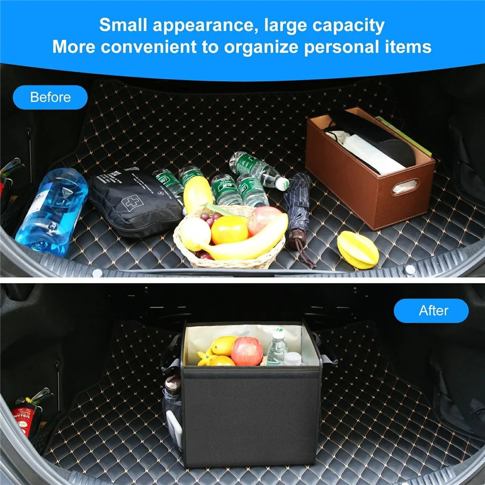 FUNADD FA0501 Foldable Car Trunk Storage Box Leak-proof Food Insulated Bag - 4