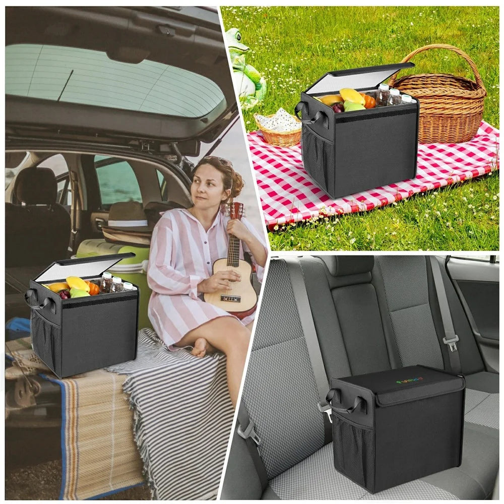 FUNADD FA0501 Foldable Car Trunk Storage Box Leak-proof Food Insulated Bag - 7