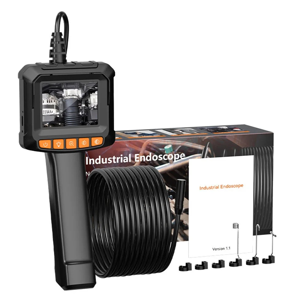 G20 10m Hard Wire Industrial Borescope 8mm Lens Endoscope Camera with LED Light - 1