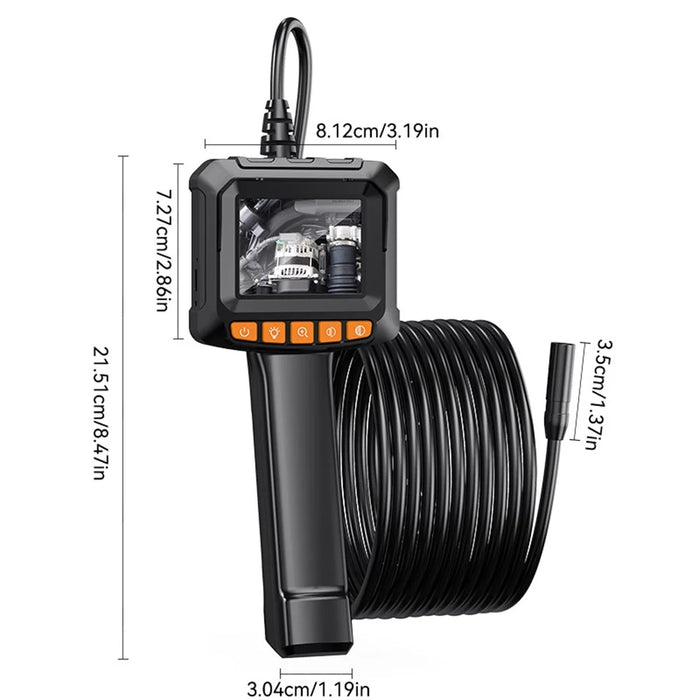 G20 10m Hard Wire Industrial Borescope 8mm Lens Endoscope Camera with LED Light - 4