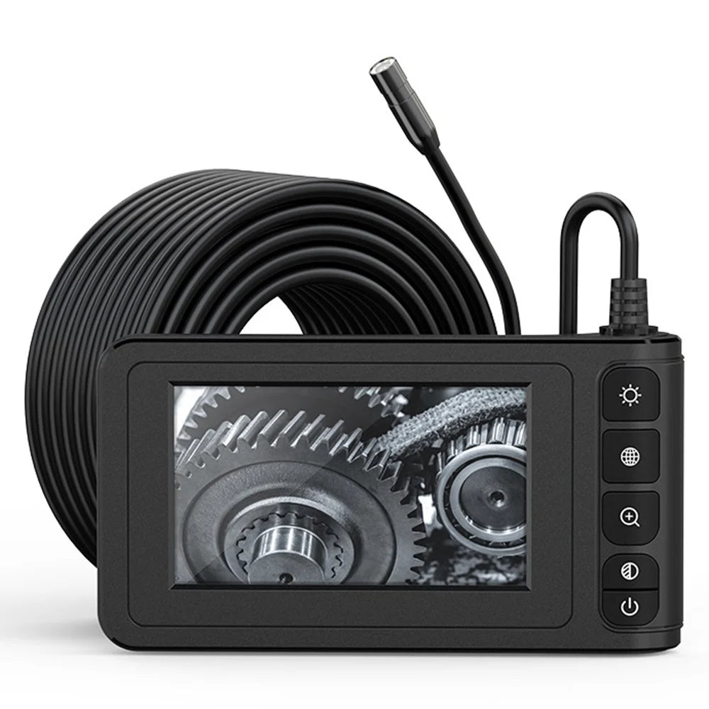 C20 10m Hard Wire 8mm Lens 4.3-inch Screen HD Industrial Endoscope Waterproof Inspection Camera - 1