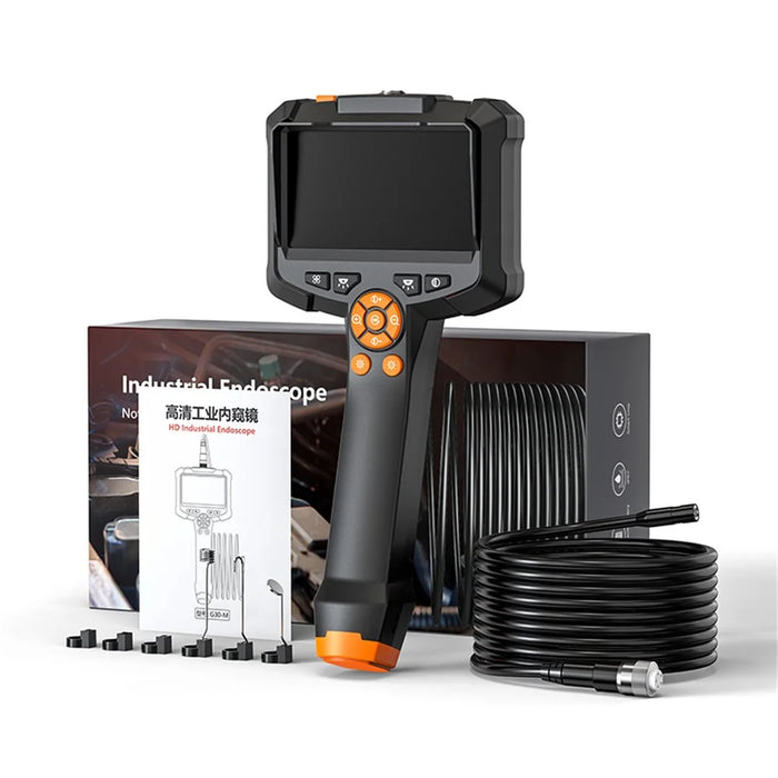 G30-M 10m Hard Wire 8mm Lens 4.3-inch Screen 1080P Endoscope Car Inspection Camera - 5