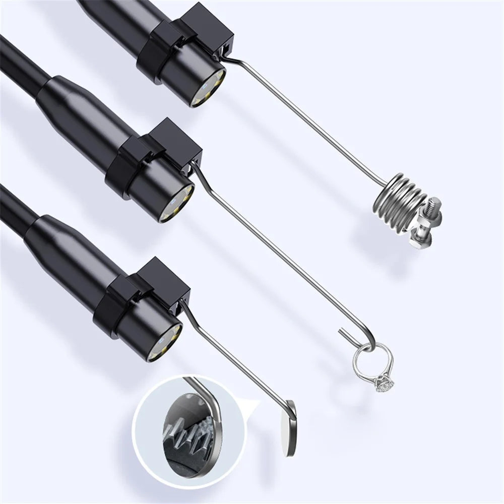 C30-M 10m Hard Wire Inspection Camera 8mm Lens Waterproof LED Drain Pipe Borescope - 4