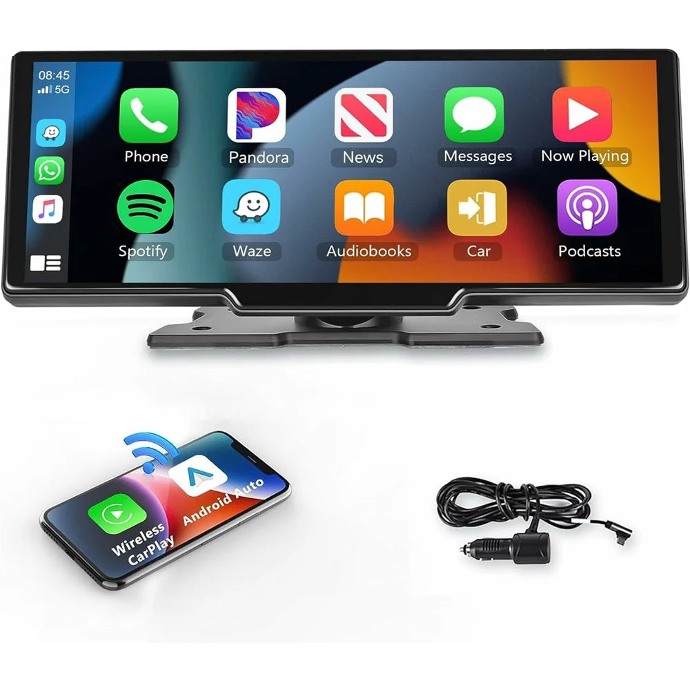 RH-W515 10.26 Inch Touch Screen CarPlay Android Auto Bluetooth-compatible Multimedia Player (No DVR) - 1