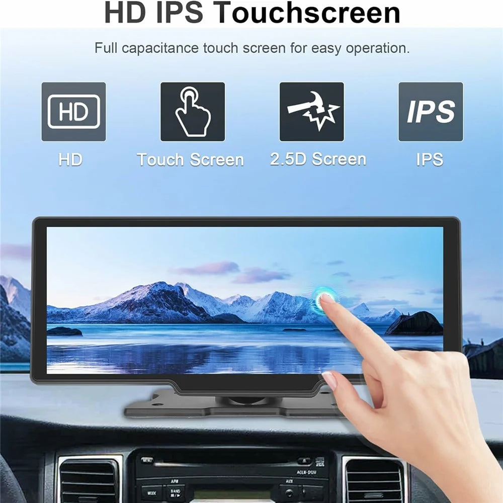 RH-W515 10.26 Inch Touch Screen CarPlay Android Auto Bluetooth-compatible Multimedia Player (No DVR) - 4