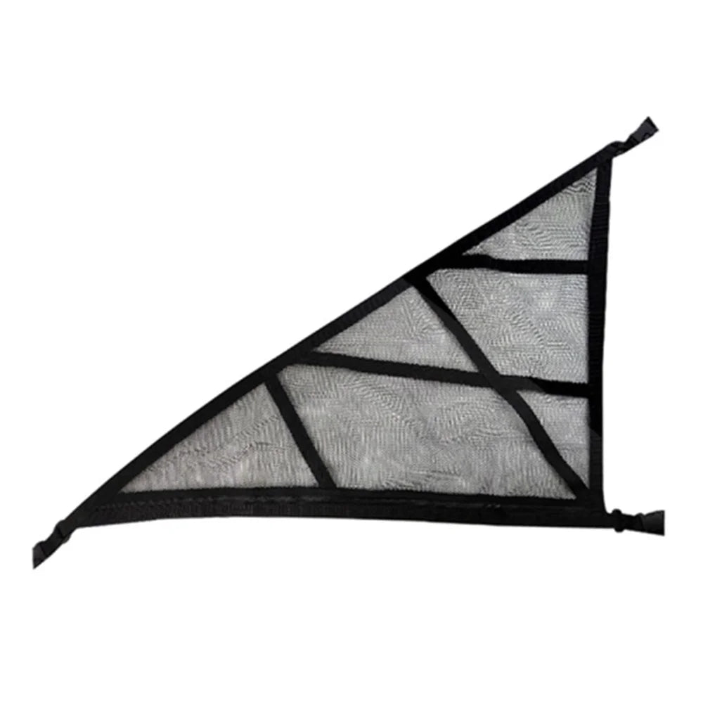 88x59x110cm Car Ceiling Cargo Net Triangle-Shaped Vehicle Ceiling Strong Load-Bearing Pocket - 1