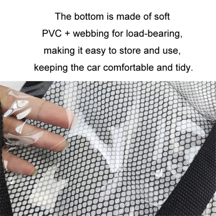 88x59x110cm Car Ceiling Cargo Net Triangle-Shaped Vehicle Ceiling Strong Load-Bearing Pocket - 4