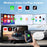020-6+ Wireless CarPlay Adapter Convert Wired to Wireless Carplay Dongle Support YouTube / Netflix / TikTok - White - 2